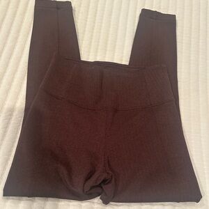 Athleta Brown Herringbone Fabric size Small